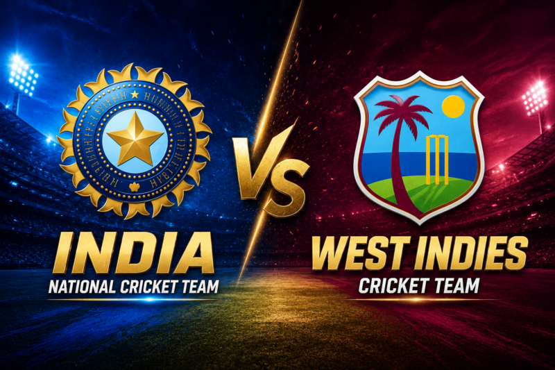India National Cricket Team Vs West Indies Cricket Team Match Scorecard