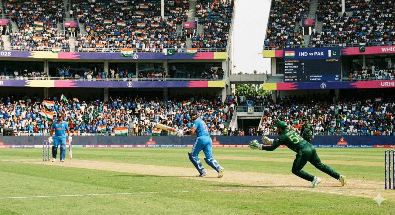 india national cricket team vs pakistan national cricket team standings