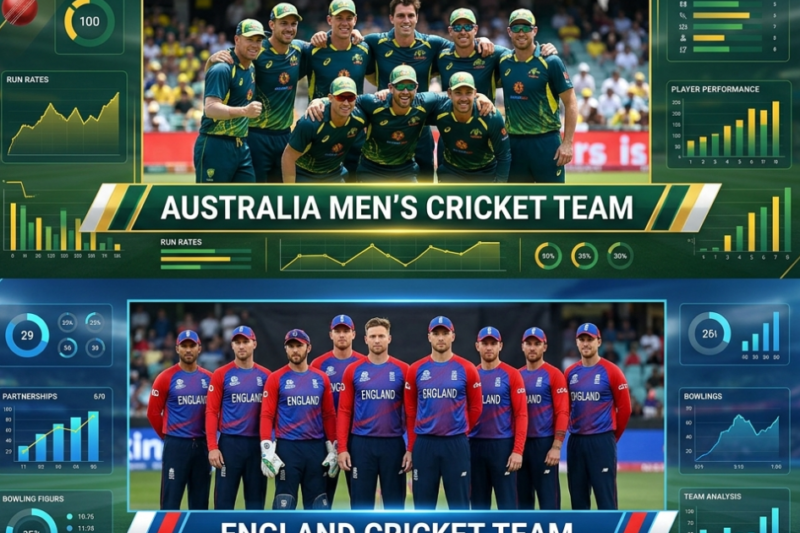 Australian Men’s Cricket Team vs England Cricket Team Stats – Complete Match Scorecard, Analysis and Result