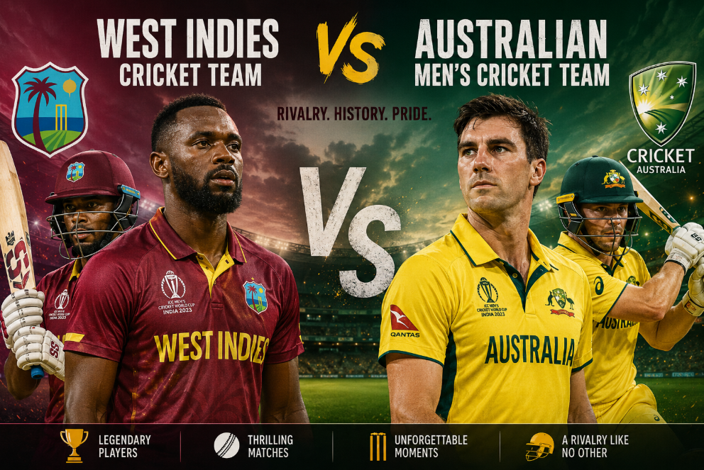 West Indies Cricket Team Vs Australian Men's Cricket Team Timeline