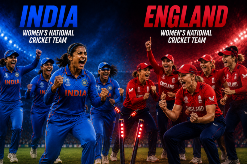 India Women’s National Cricket Team Vs England Women’s National Cricket Team Timeline