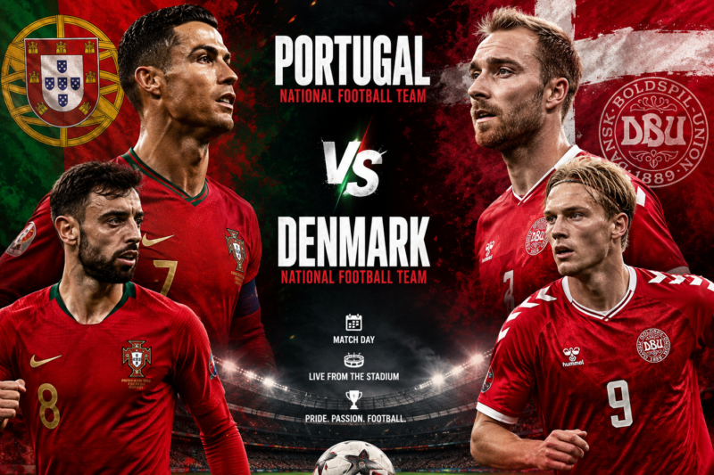 Portugal National Football Team Vs Denmark National Football Team Timeline