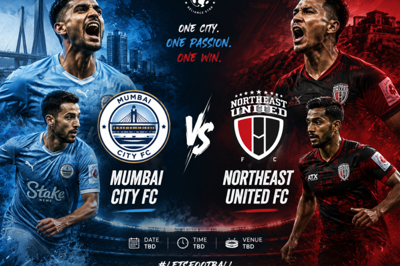 Mumbai City Fc Vs Northeast United Fc Timeline