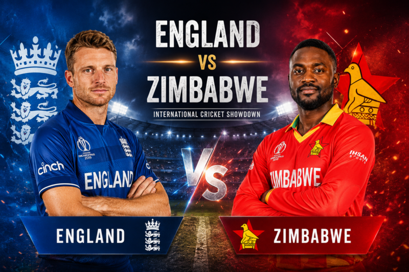 England Cricket Team Vs Zimbabwe National Cricket Team Match Scorecard