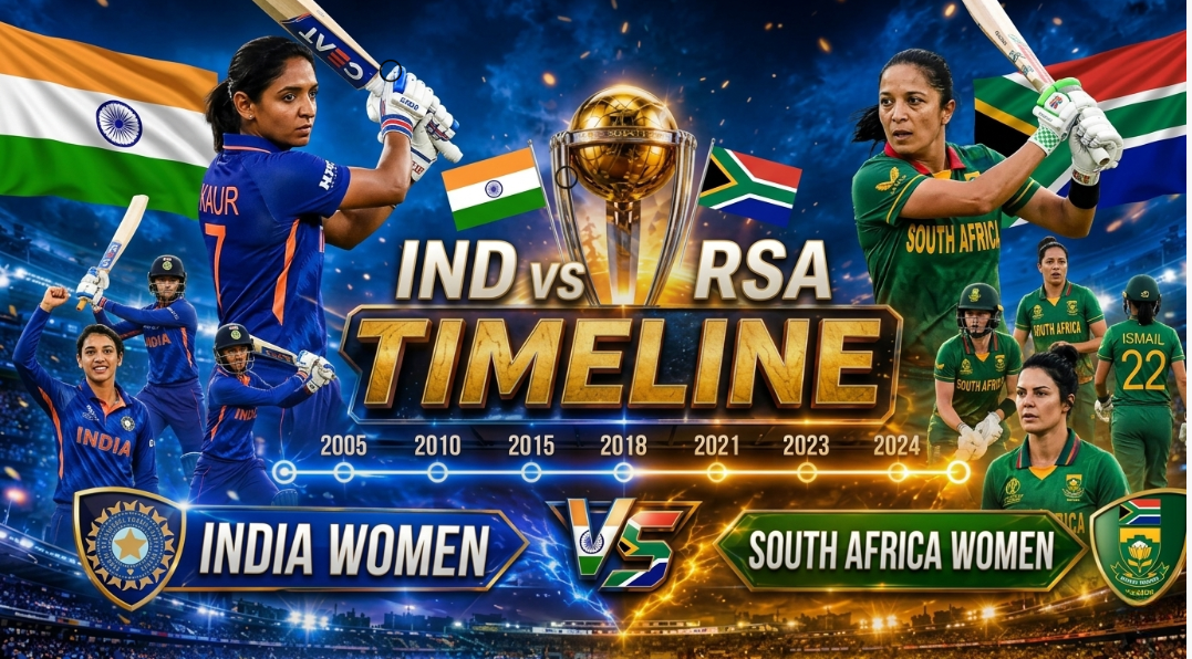 india women's national cricket team vs south africa women's national cricket team timeline