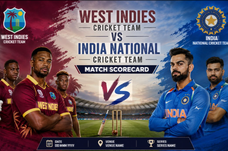 India National Cricket Team Vs West Indies Cricket Team Timeline