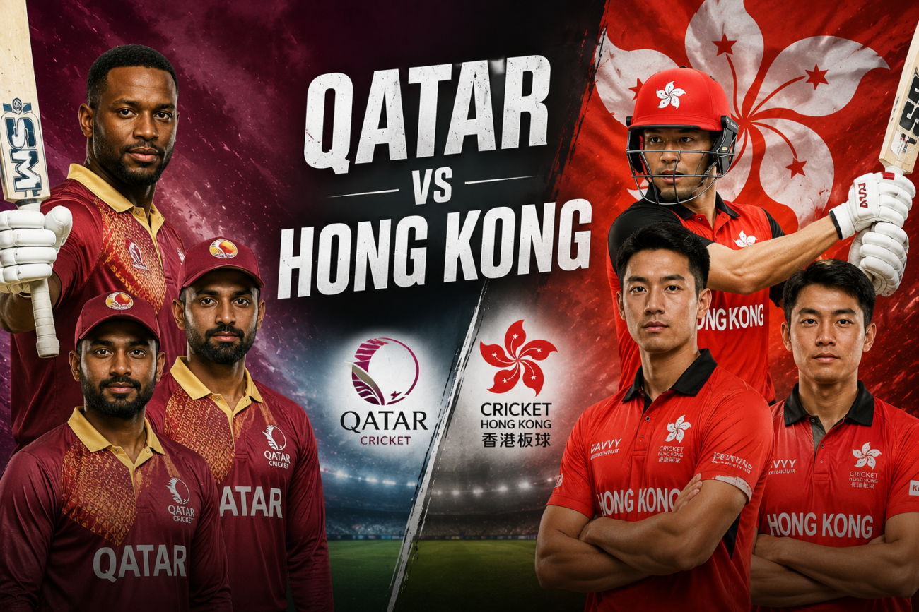 Qatar National Cricket Team Vs Hong Kong National Cricket Team Match Scorecard