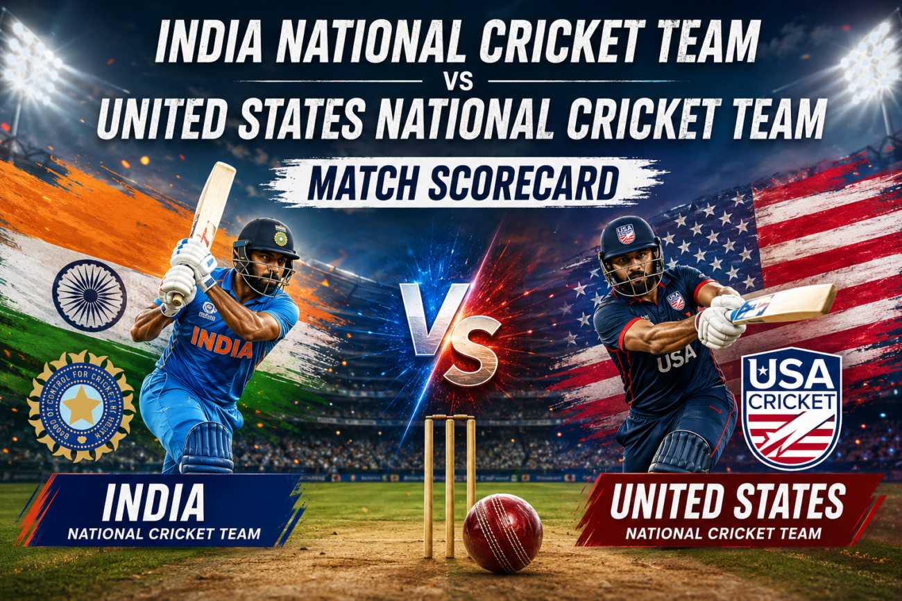 India National Cricket Team Vs United States National Cricket Team Match Scorecard