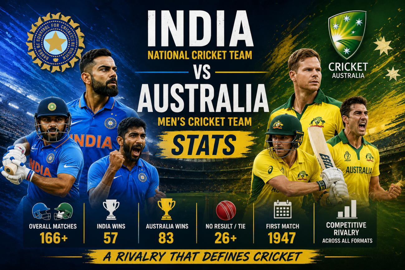 India National Cricket Team Vs Australia Men's Cricket Team Stats