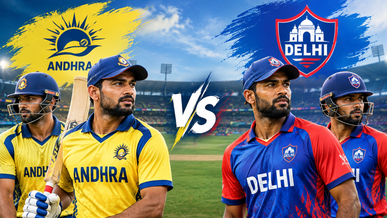 Andhra Cricket Team Vs Delhi Cricket Team Matches